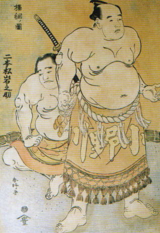 相撲 錦絵 小野川喜三郎